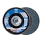 Pferd 5" x 5/8-11 Thd. POLIFAN Flap Disc - Z SG POWER STEELOX, Zirconia, 40 Grit, Flat 62282 - alternate 1